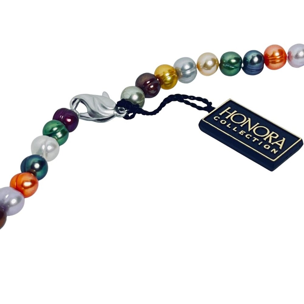 Honora Bold Colors Graduated Freshwater Baroque Pearl Necklace (6040) - Picture 9 of 9